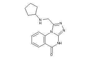 Image of 1-[(cyclopentylamino)methyl]-4H-[1,2,4]triazolo[4,3-a]quinazolin-5-one