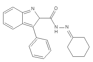 Image of N-(cyclohexylideneamino)-3-phenyl-2H-indole-2-carboxamide