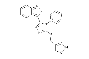 4-[[[5-(2H-indol-3-yl)-4-phenyl-1,2,4-triazol-3-yl]thio]methyl]-3-isoxazoline