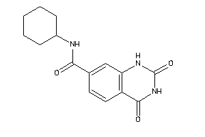 N-cyclohexyl-2,4-diketo-1H-quinazoline-7-carboxamide