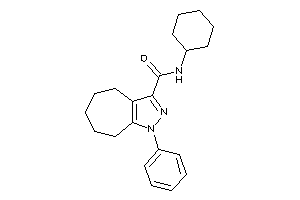 Image of N-cyclohexyl-1-phenyl-5,6,7,8-tetrahydro-4H-cyclohepta[c]pyrazole-3-carboxamide
