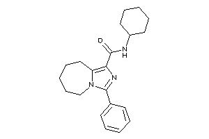 Image of N-cyclohexyl-3-phenyl-6,7,8,9-tetrahydro-5H-imidazo[1,5-a]azepine-1-carboxamide