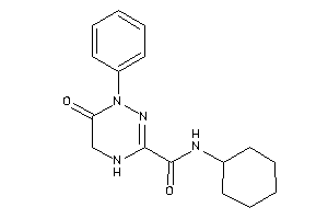 N-cyclohexyl-6-keto-1-phenyl-4,5-dihydro-1,2,4-triazine-3-carboxamide