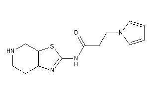 3-pyrrol-1-yl-N-(4,5,6,7-tetrahydrothiazolo[5,4-c]pyridin-2-yl)propionamide