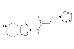 3-pyrrol-1-yl-N-(4,5,6,7-tetrahydrothieno[2,3-c]pyridin-2-yl)propionamide