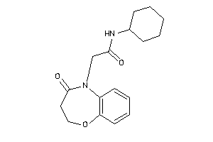 Image of N-cyclohexyl-2-(4-keto-2,3-dihydro-1,5-benzoxazepin-5-yl)acetamide