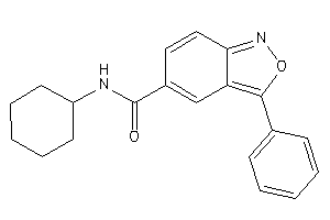 N-cyclohexyl-3-phenyl-anthranil-5-carboxamide