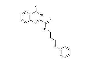 1-keto-N-(3-phenoxypropyl)-2H-isoquinoline-3-carboxamide