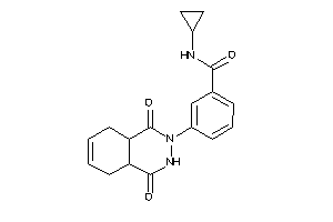 N-cyclopropyl-3-(1,4-diketo-4a,5,8,8a-tetrahydro-3H-phthalazin-2-yl)benzamide