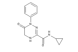 Image of N-cyclopropyl-6-keto-1-phenyl-4,5-dihydro-1,2,4-triazine-3-carboxamide