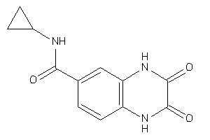 Image of N-cyclopropyl-2,3-diketo-1,4-dihydroquinoxaline-6-carboxamide