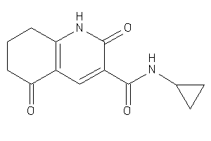 Image of N-cyclopropyl-2,5-diketo-1,6,7,8-tetrahydroquinoline-3-carboxamide