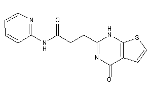 3-(4-keto-1H-thieno[2,3-d]pyrimidin-2-yl)-N-(2-pyridyl)propionamide