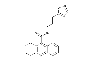 Image of N-[3-(1,2,4-oxadiazol-5-yl)propyl]-1,2,3,4-tetrahydroacridine-9-carboxamide