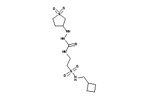 1-[2-(cyclobutylmethylsulfamoyl)ethyl]-3-[(1,1-diketothiolan-3-yl)amino]urea