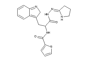 N-[1-(2H-indol-3-ylmethyl)-2-keto-2-(N'-pyrrolidin-2-ylidenehydrazino)ethyl]thiophene-2-carboxamide