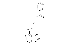 N-[3-(thieno[3,2-d]pyrimidin-4-ylamino)propyl]benzamide