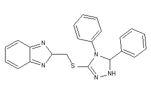 2-[[(4,5-diphenyl-1,5-dihydro-1,2,4-triazol-3-yl)thio]methyl]-2H-benzimidazole