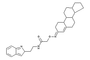 N-[2-(2H-indol-2-yl)ethyl]-2-(1,2,6,7,8,9,10,11,12,13,14,15,16,17-tetradecahydrocyclopenta[a]phenanthren-3-ylideneamino)oxy-acetamide