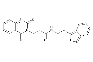 Image of 3-(2,4-diketo-4aH-quinazolin-3-yl)-N-[2-(2H-indol-3-yl)ethyl]propionamide