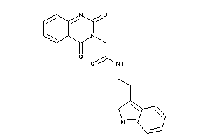 2-(2,4-diketo-4aH-quinazolin-3-yl)-N-[2-(2H-indol-3-yl)ethyl]acetamide