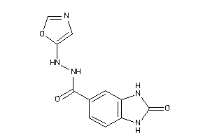 2-keto-N'-oxazol-5-yl-1,3-dihydrobenzimidazole-5-carbohydrazide