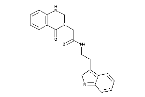 Image of N-[2-(2H-indol-3-yl)ethyl]-2-(4-keto-1,2-dihydroquinazolin-3-yl)acetamide