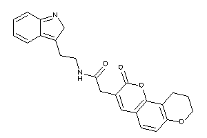 N-[2-(2H-indol-3-yl)ethyl]-2-(2-keto-9,10-dihydro-8H-pyrano[2,3-f]chromen-3-yl)acetamide