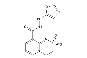 2,2-diketo-N'-oxazol-5-yl-3,4-dihydropyrido[2,1-c][1,2,4]thiadiazine-9-carbohydrazide