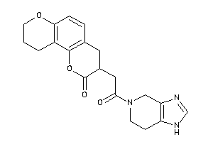 Image of 3-[2-keto-2-(1,4,6,7-tetrahydroimidazo[4,5-c]pyridin-5-yl)ethyl]-4,8,9,10-tetrahydro-3H-pyrano[2,3-f]chromen-2-one