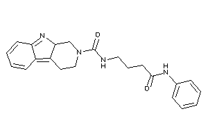 Image of N-(4-anilino-4-keto-butyl)-1,3,4,9a-tetrahydro-$b-carboline-2-carboxamide