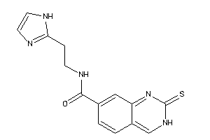 N-[2-(1H-imidazol-2-yl)ethyl]-2-thioxo-3H-quinazoline-7-carboxamide