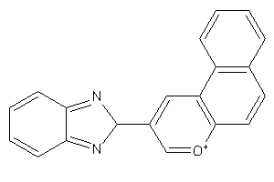 2-benzo[f]chromen-4-ium-2-yl-2H-benzimidazole