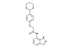 Image of 2-[4-(1,3-dithian-2-yl)phenoxy]-N-(1H-indazol-7-yl)acetamide