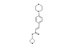 Image of 3-(4-morpholinophenyl)acrylic Acid Oxetan-3-yl Ester