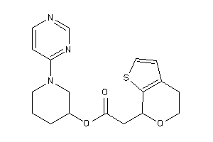 2-(5,7-dihydro-4H-thieno[2,3-c]pyran-7-yl)acetic Acid [1-(4-pyrimidyl)-3-piperidyl] Ester