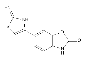 Image of 6-(2-imino-4-thiazolin-4-yl)-3H-1,3-benzoxazol-2-one
