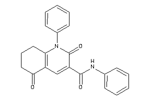 Image of 2,5-diketo-N,1-diphenyl-7,8-dihydro-6H-quinoline-3-carboxamide