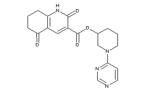 Image of 2,5-diketo-1,6,7,8-tetrahydroquinoline-3-carboxylic Acid [1-(4-pyrimidyl)-3-piperidyl] Ester