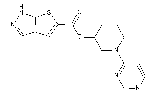 1H-thieno[2,3-c]pyrazole-5-carboxylic Acid [1-(4-pyrimidyl)-3-piperidyl] Ester