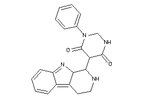5-(2,3,4,9a-tetrahydro-1H-$b-carbolin-1-yl)-1-phenyl-hexahydropyrimidine-4,6-quinone
