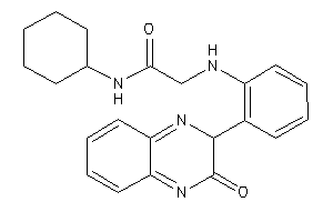 N-cyclohexyl-2-[2-(3-keto-2H-quinoxalin-2-yl)anilino]acetamide