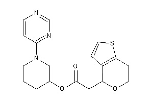 2-(6,7-dihydro-4H-thieno[3,2-c]pyran-4-yl)acetic Acid [1-(4-pyrimidyl)-3-piperidyl] Ester