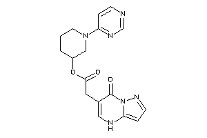 Image of 2-(7-keto-4H-pyrazolo[1,5-a]pyrimidin-6-yl)acetic Acid [1-(4-pyrimidyl)-3-piperidyl] Ester