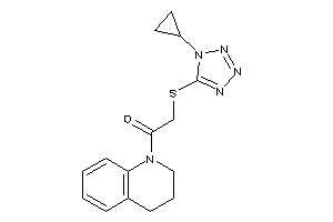 Image of 2-[(1-cyclopropyltetrazol-5-yl)thio]-1-(3,4-dihydro-2H-quinolin-1-yl)ethanone