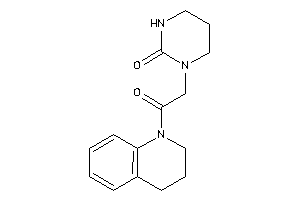 1-[2-(3,4-dihydro-2H-quinolin-1-yl)-2-keto-ethyl]hexahydropyrimidin-2-one