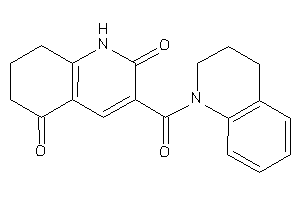 Image of 3-(3,4-dihydro-2H-quinoline-1-carbonyl)-1,6,7,8-tetrahydroquinoline-2,5-quinone