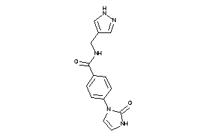 Image of 4-(2-keto-4-imidazolin-1-yl)-N-(1H-pyrazol-4-ylmethyl)benzamide