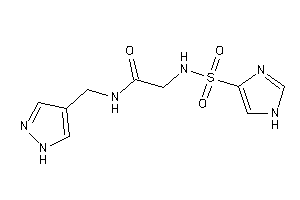2-(1H-imidazol-4-ylsulfonylamino)-N-(1H-pyrazol-4-ylmethyl)acetamide