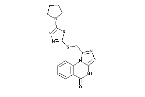 1-[[(5-pyrrolidino-1,3,4-thiadiazol-2-yl)thio]methyl]-4H-[1,2,4]triazolo[4,3-a]quinazolin-5-one